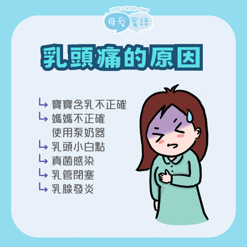 乳頭／乳房疼痛的原因